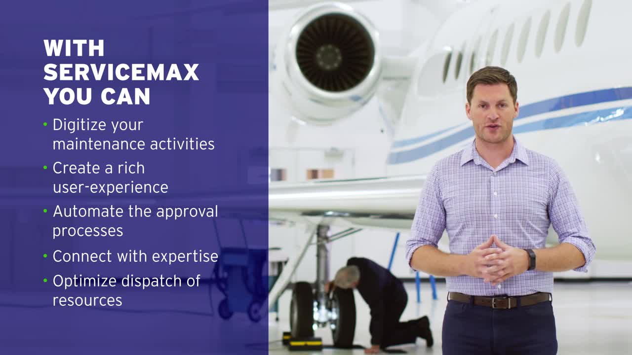 ServiceMax用于飞机维修