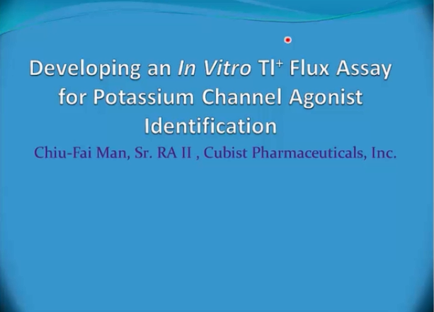 Developing an in Vitro Tl+ Flux Assay for Potassium Channel Agonist Identification