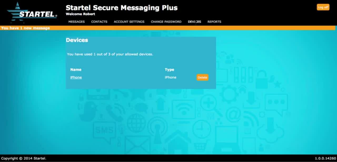 Startel Secure Messaging Plus Website