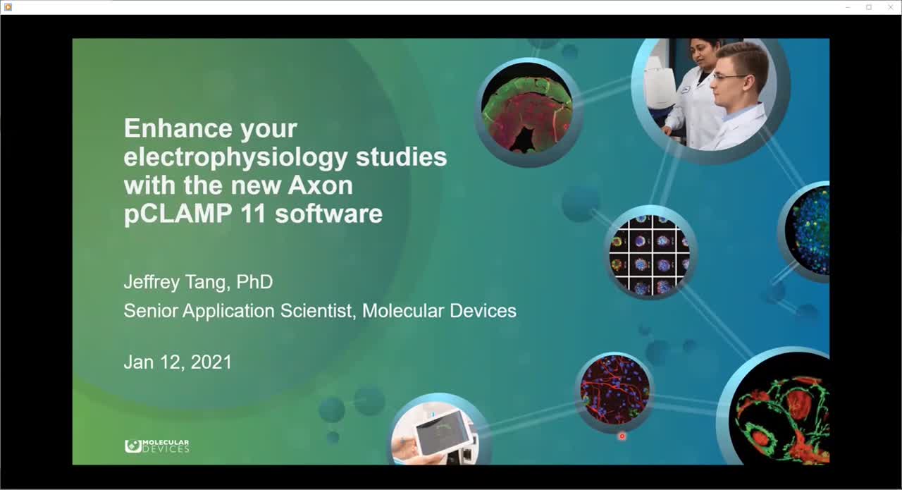 Mejore sus estudios de electrofisiología con el software Axon pCLAMP 11