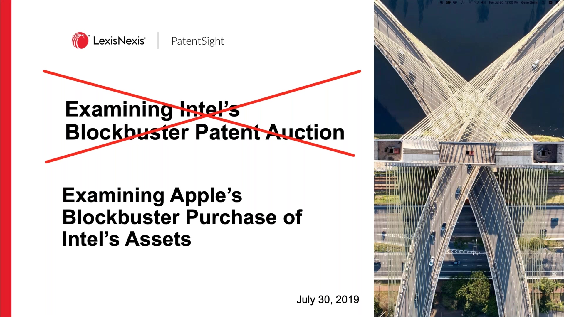 IP - PS - Leads Webinar - Examining Apples Blockbuster Purchase of Intels Assets for $1 Billion