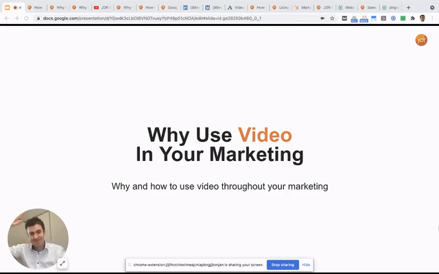 Why Use Video in Your Marketing - Screenshot