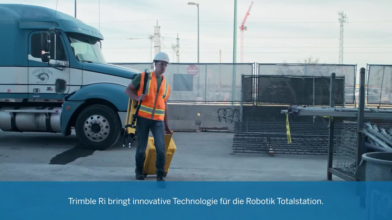 Introducing Trimble Ri l Robotic Total Station (German Subtitles)