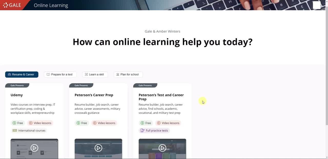 Online Learning Portal Tutorial