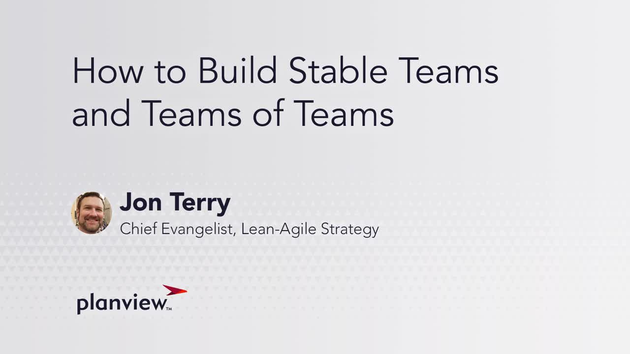 Video: Teams of teams work together to achieve a common goal: Larger products or value streams for business intent.