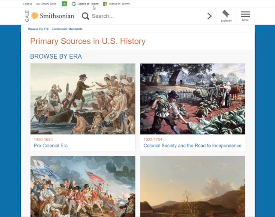 Smithsonian Primary Sources in U.S. History Webinar
