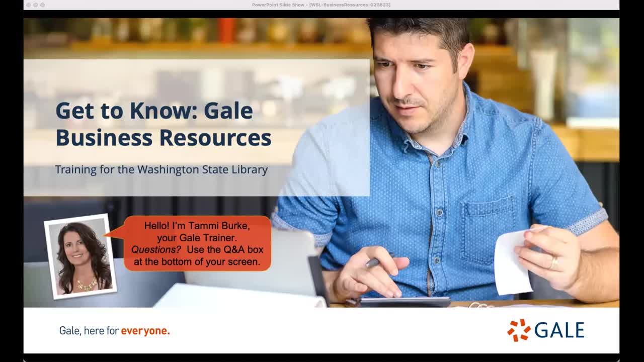 For WSL: Get to Know: Gale Business Resources
