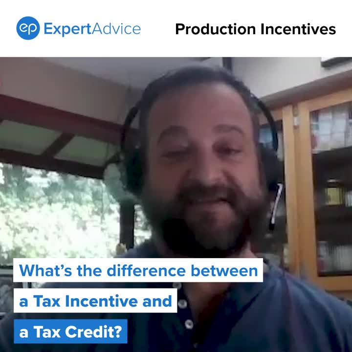 Joe Chianese explains the difference between tax incentives and tax credits.