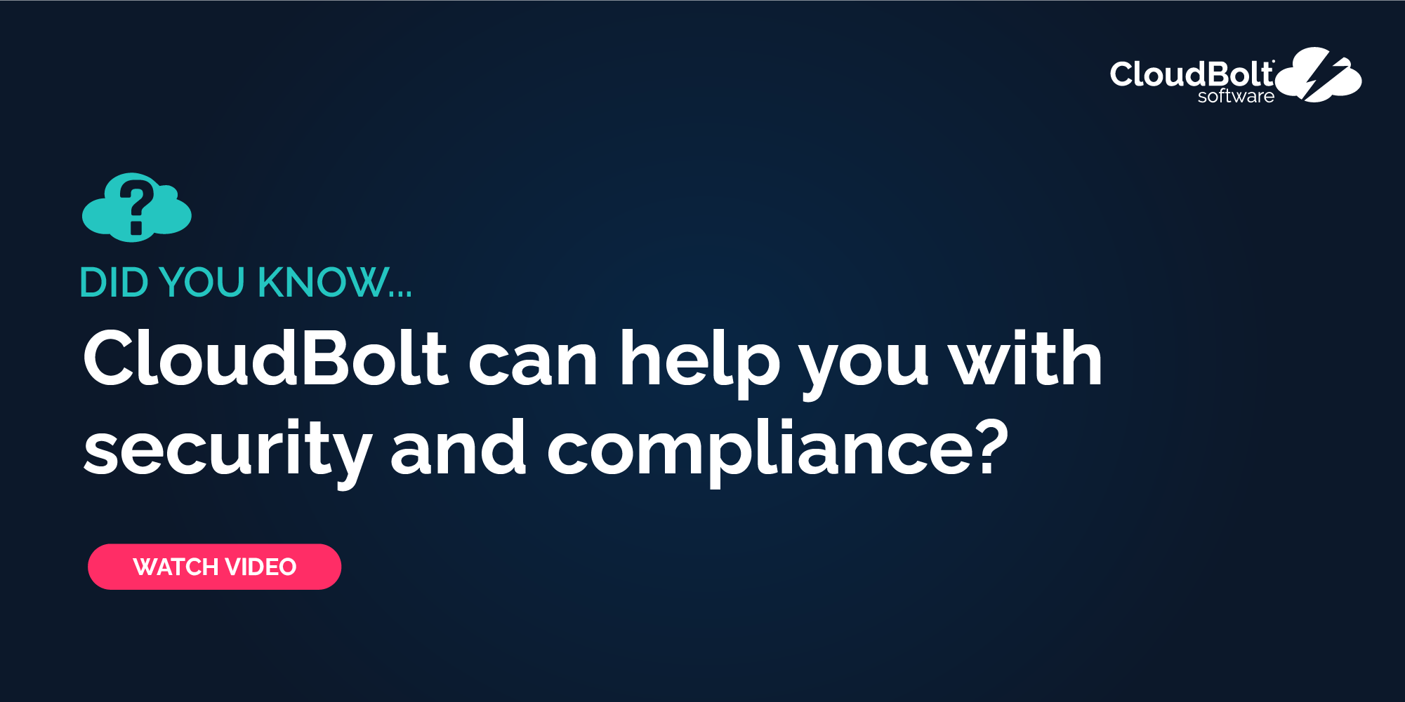 Did you know... CloudBolt can help you with security and compliance?