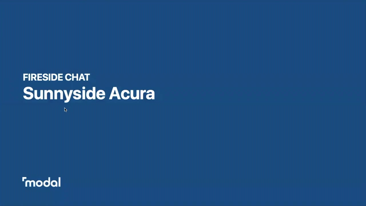 Fireside Chat with Sunnyside Acura