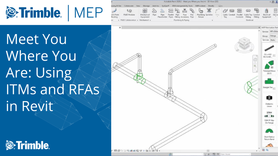 Meet You Where You Are: Using ITMs and RFAs in Revit