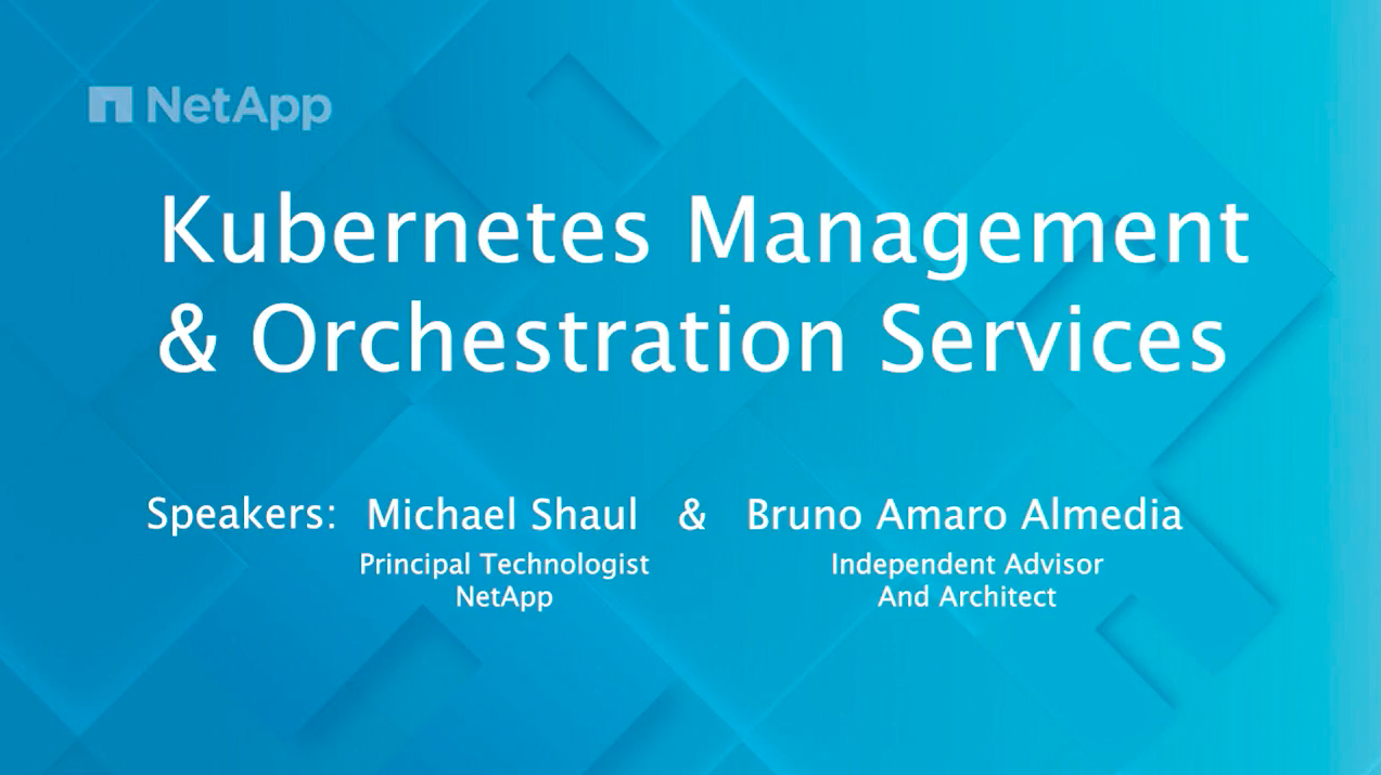 K8s Mgmt & Orchestration Services Interview Final