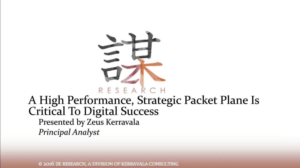 PFS Webinar: Digital Success with a Strategic Packet Plane
