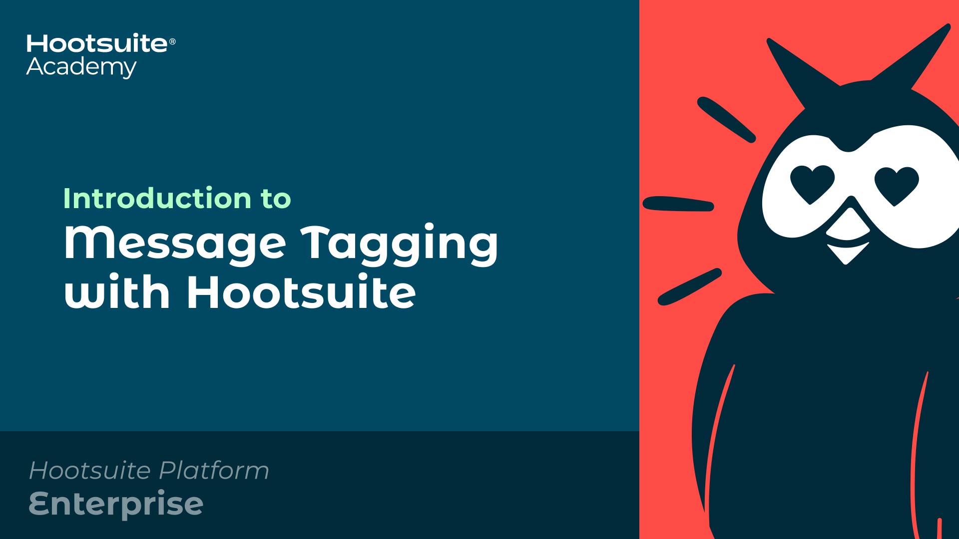 Introduction to message tagging with Hootsuite video.