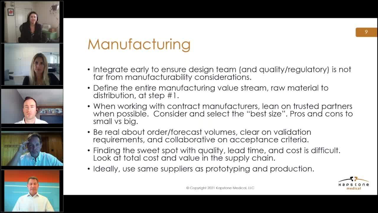 Reducing timecost to market webinar snippet