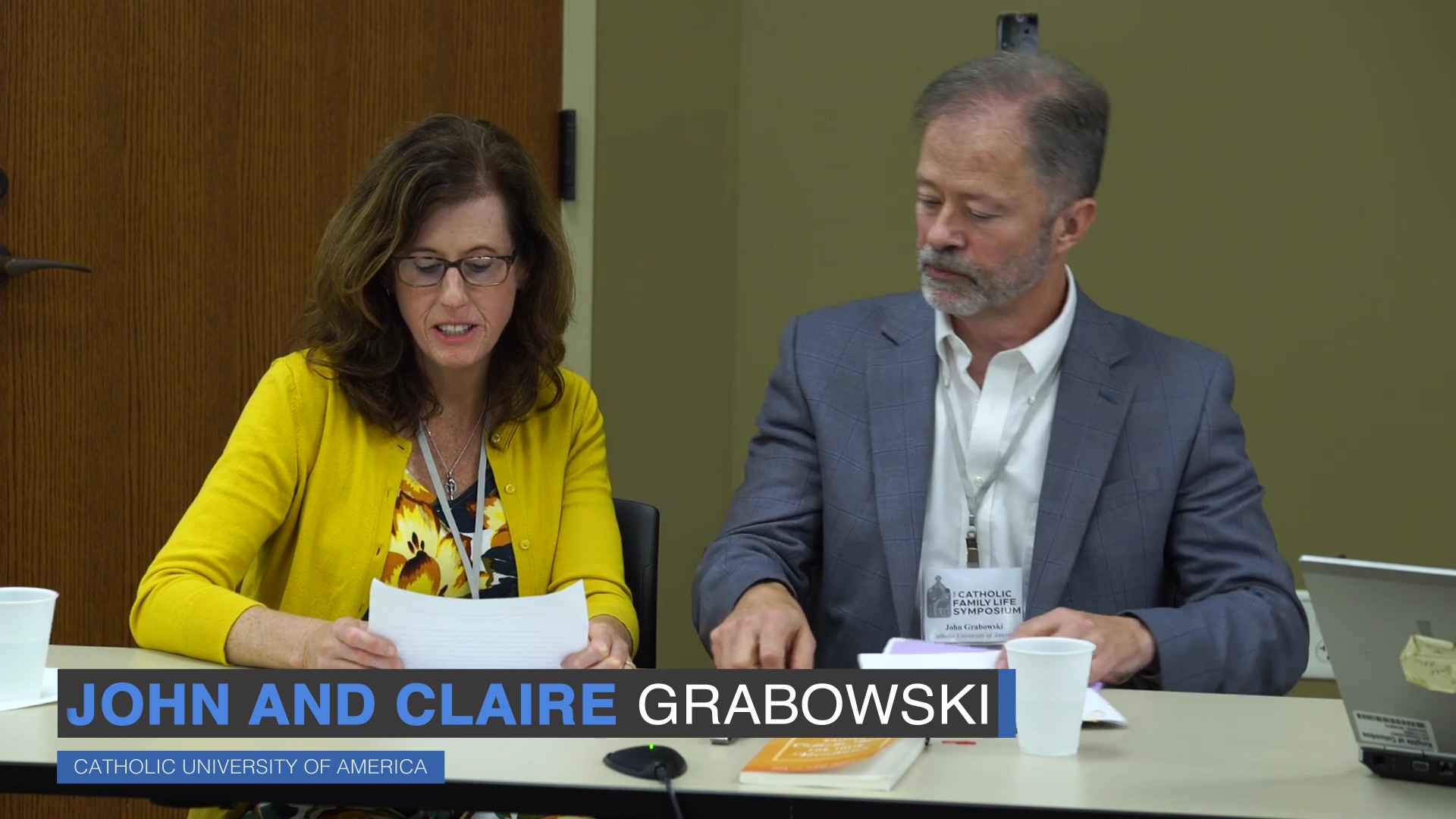 John and Claire Grabowski Talk