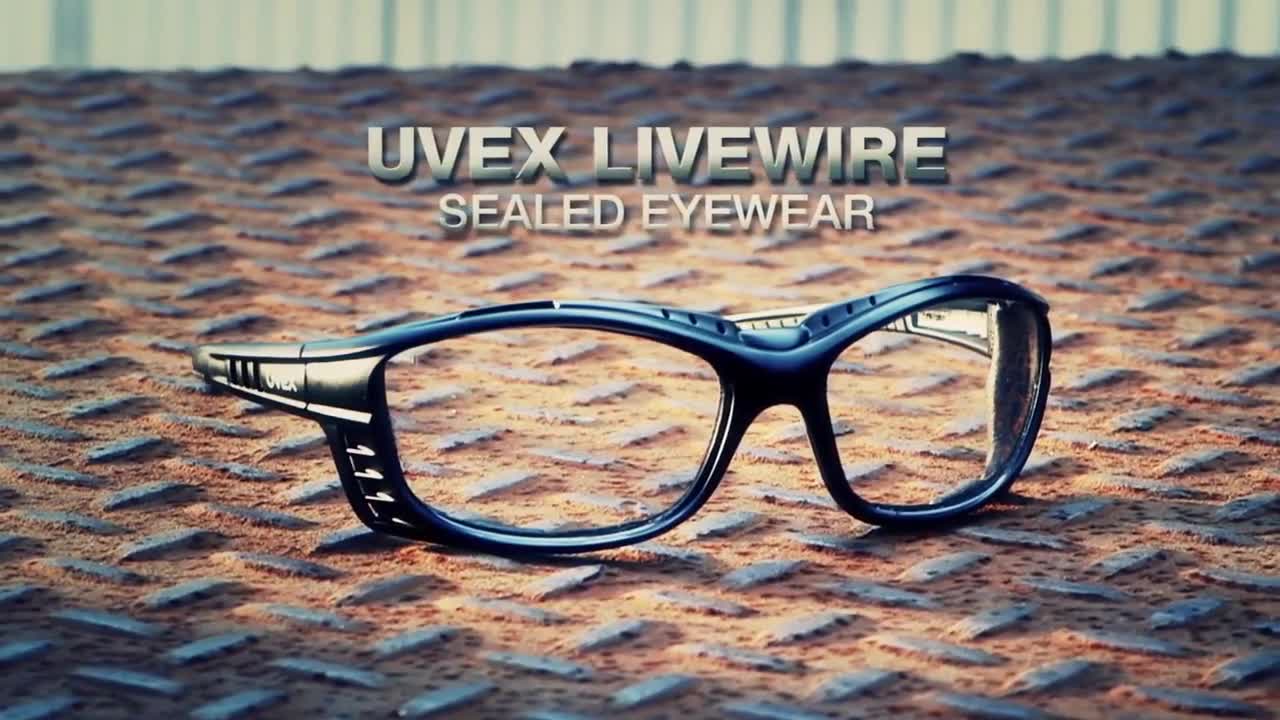 Anti-Fog HONEYWELL UVEX S2620HS Livewire™ Safety Glasses Hydrophobic, 