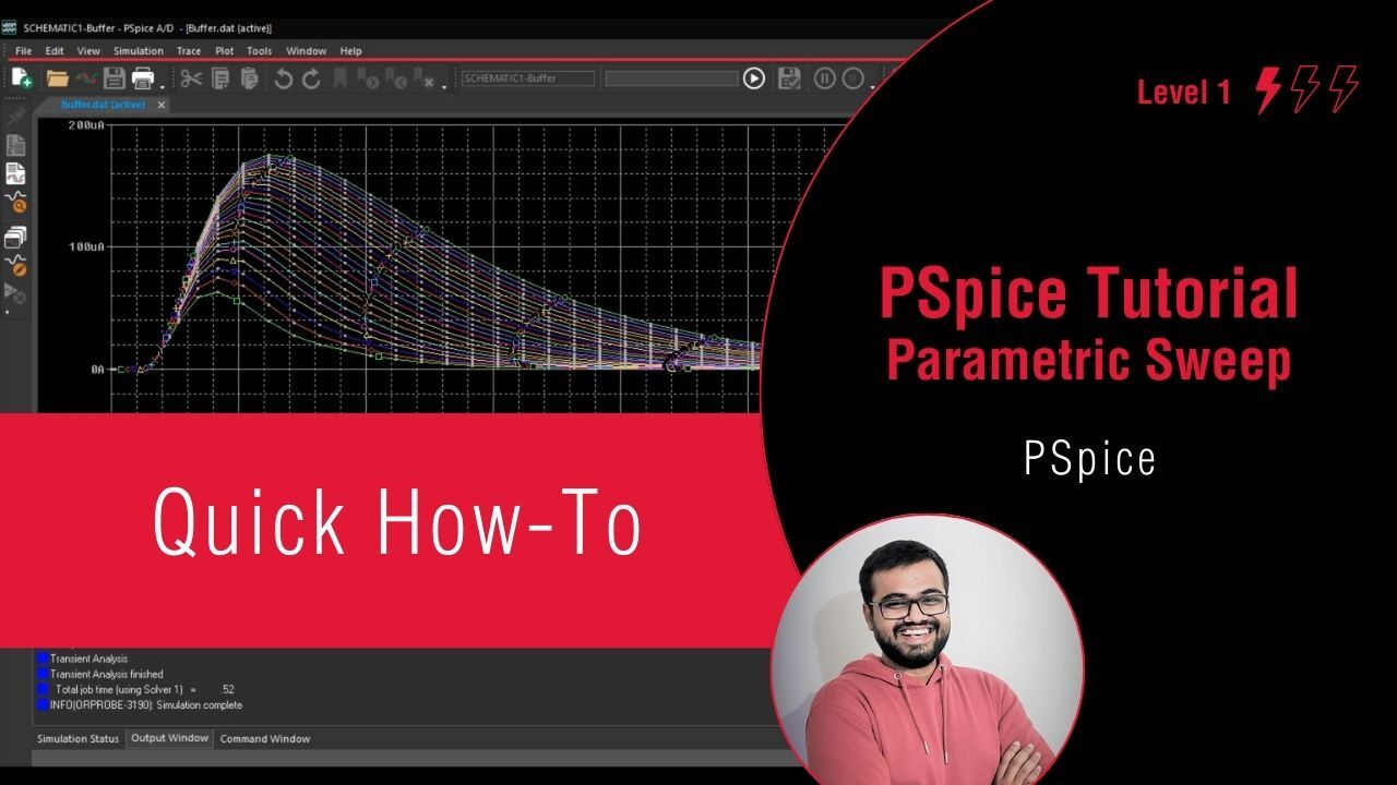 PSpice Simulation Tutorial: How to do a Parametric Sweep in PSpice