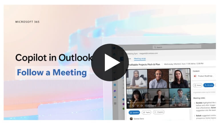 Copilot in Outlook: Follow a Meeting