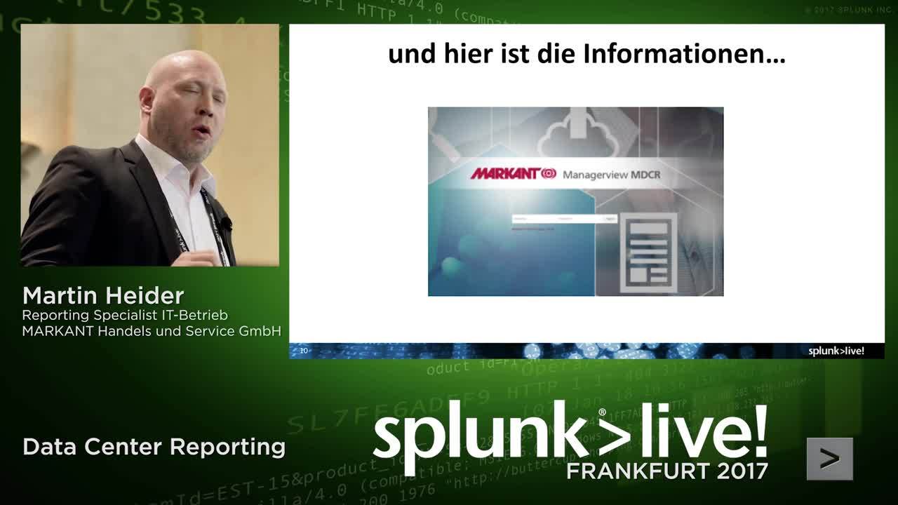 Markant - SplunkLive Munich 2017