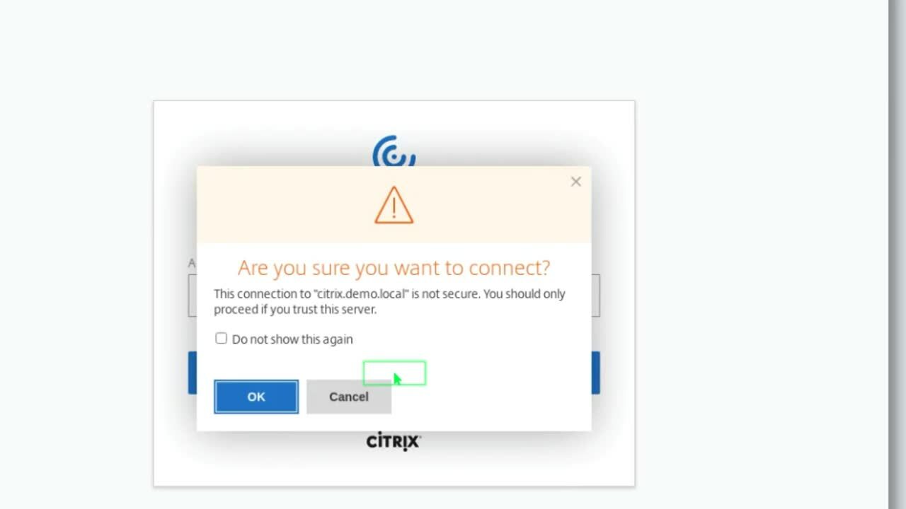 Citrix for webpage