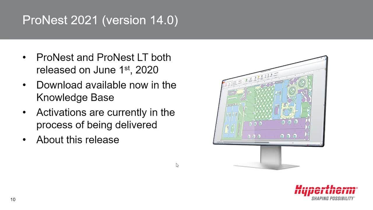 What's new with ProNest 2021