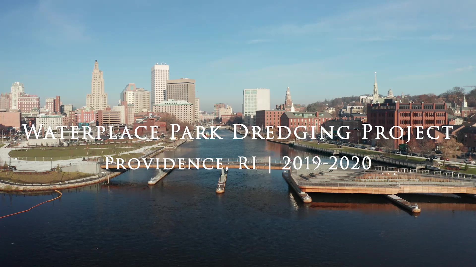 2020 Waterplace Park River Restoration - Dredging Video