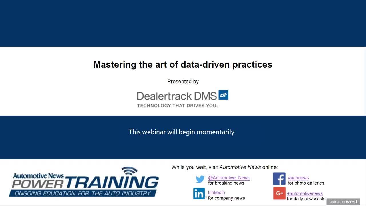 Dealertrack DMS - AutoNews - Data-Driven Processes