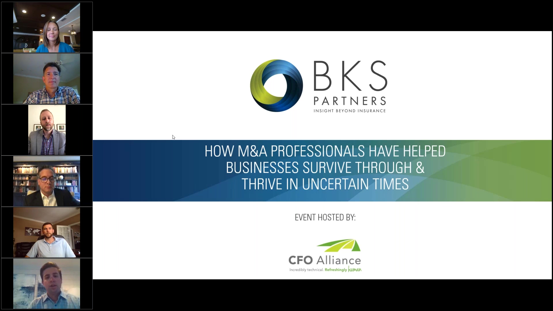 How M&A Professionals Have Helped  Businesses Survive Through  & Thrive In Uncertain Times