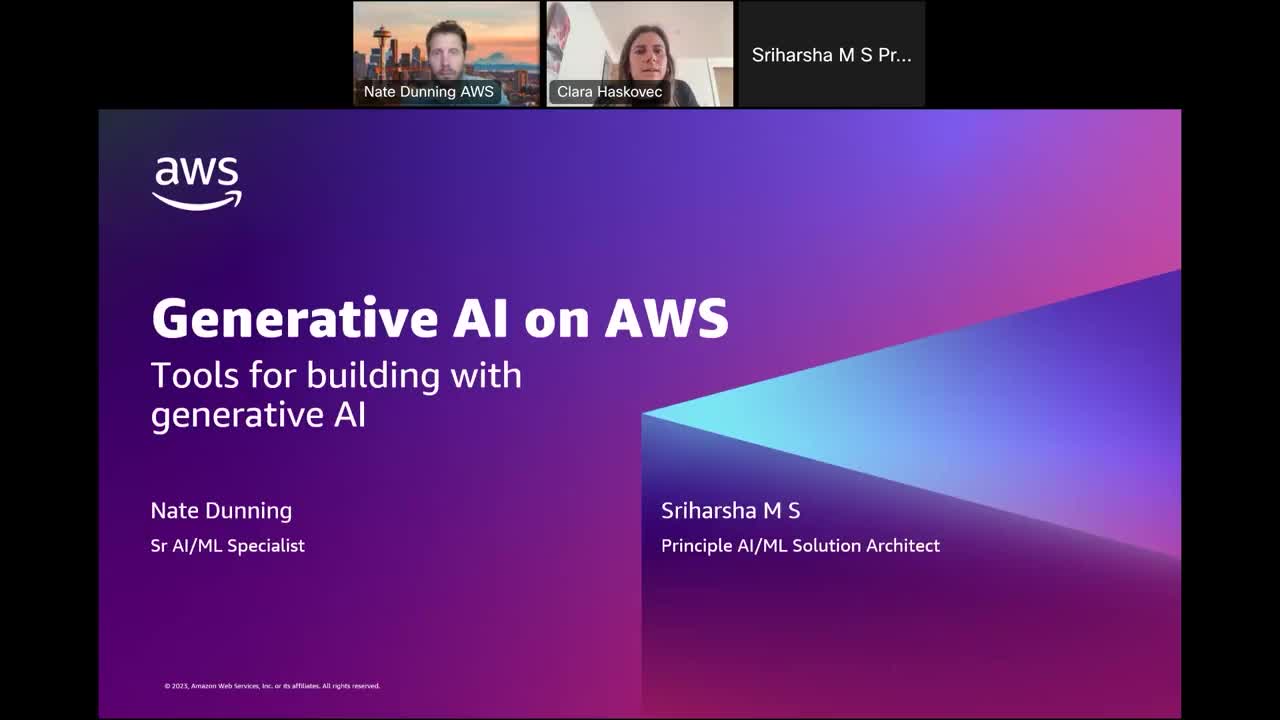 STRAT-All-2023-Discover Generative AI with Amazon SageMaker Jumpstart and Amazon Bedrock