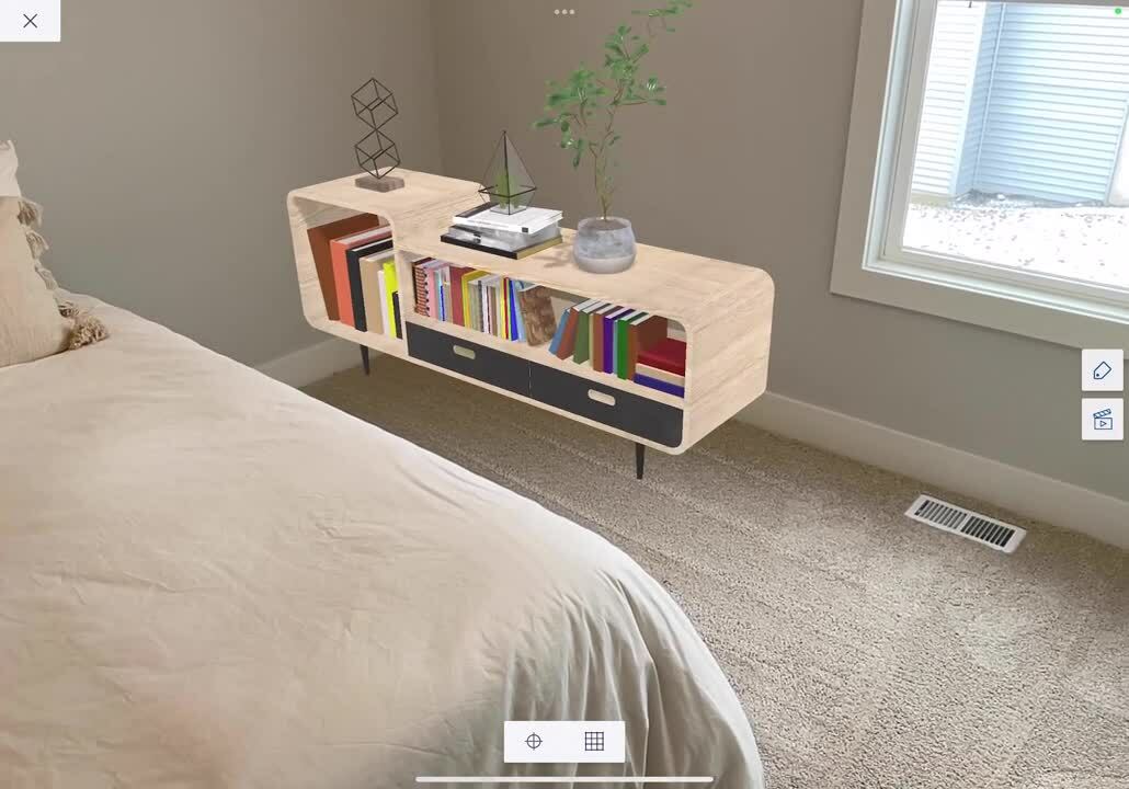Demonstration of how to use AR viewing on SketchUp for iPad