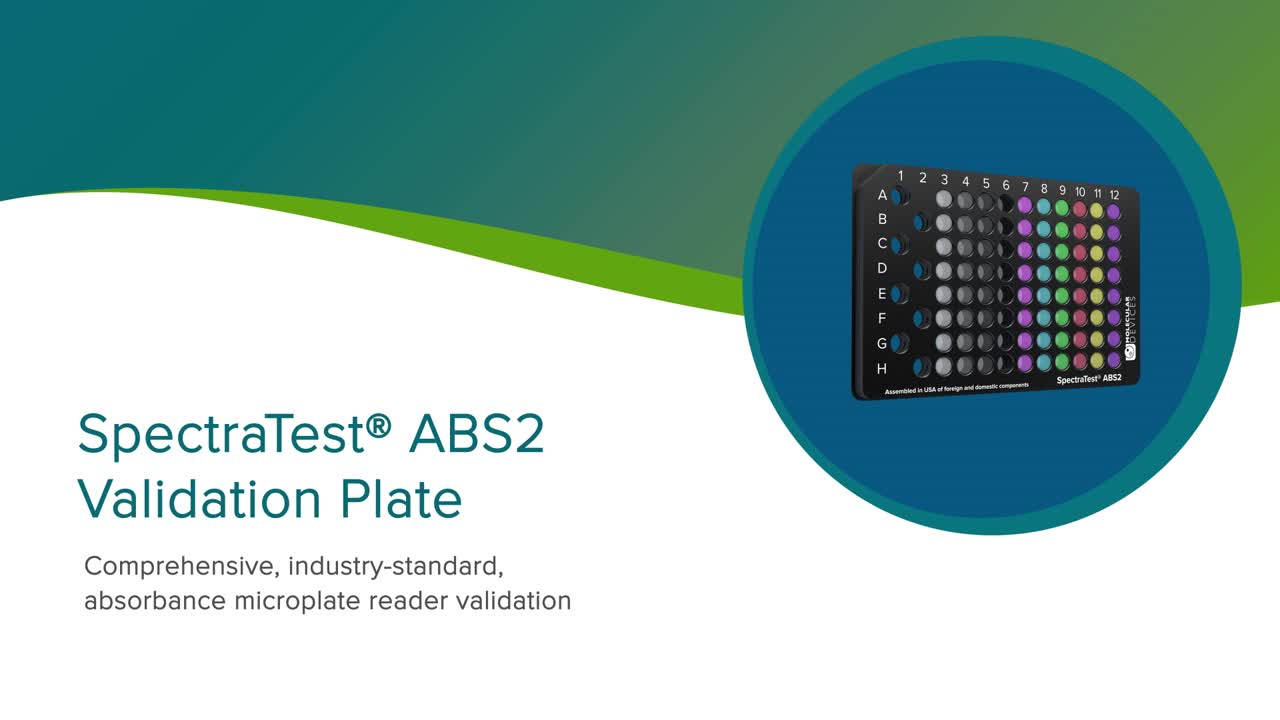 Plaque de validation SpectraTest ABS2