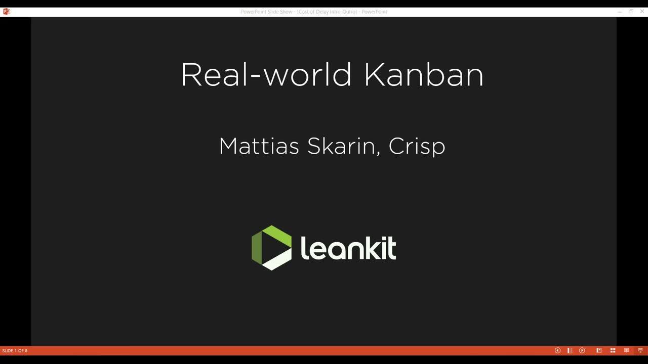 Video: Kanban i den verkliga världen: Ett webbseminarium med Mattias Skarin