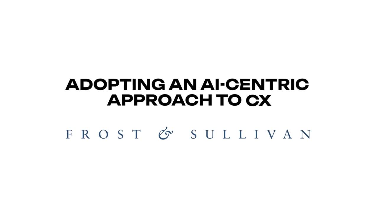 Adopting an AI-centric Approach to CX