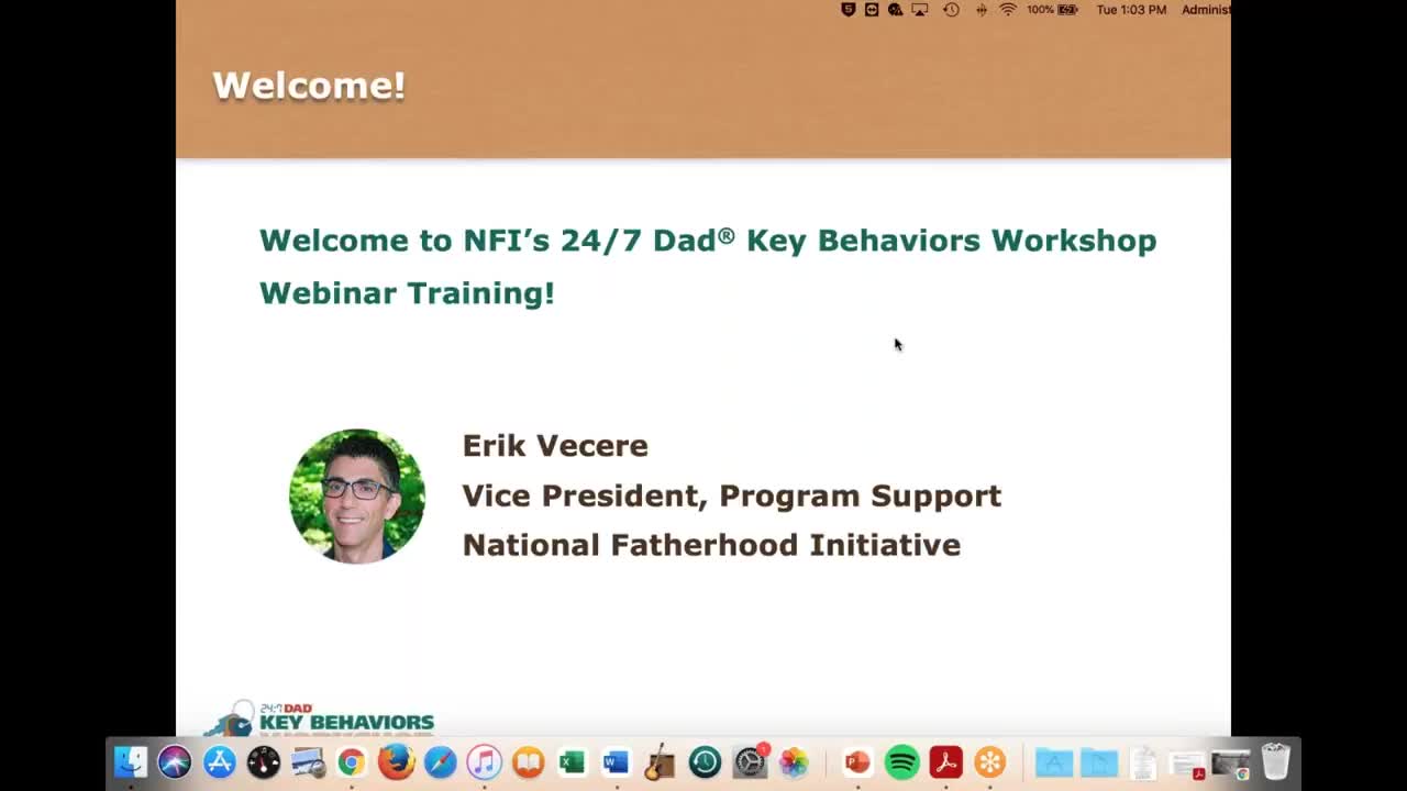 24:7 Dad® Key Behaviors Workshop Training - September 21, 2021