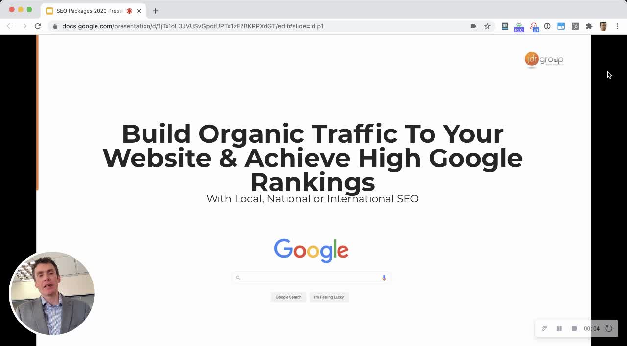 build organic traffic to your website