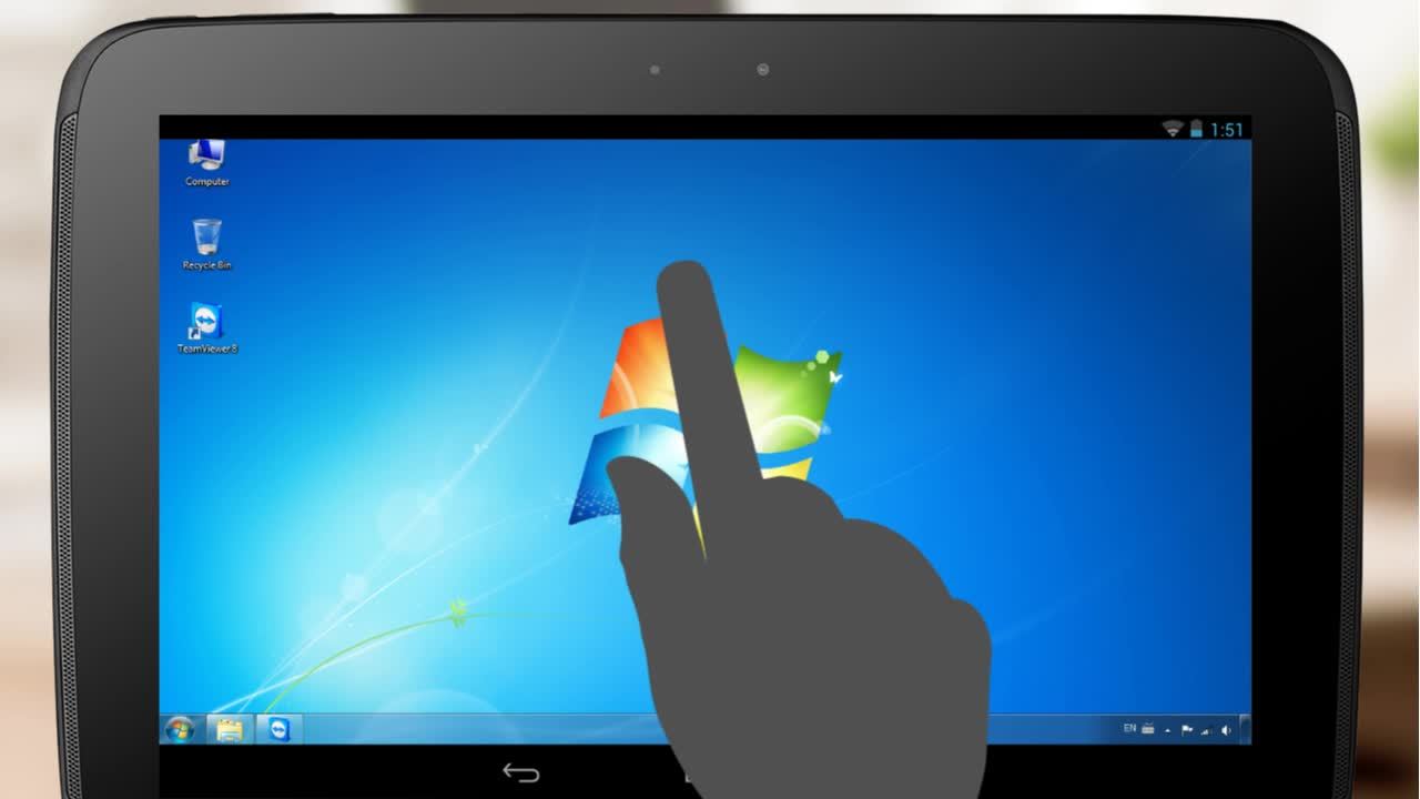 TeamViewer for Remote Control on Android - Touch interactions 