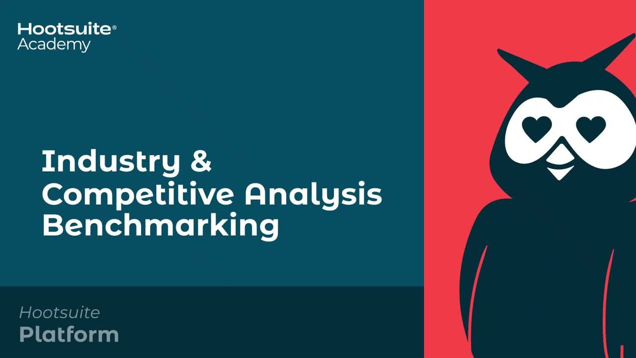 Industry and competitive analysis benchmarking video.