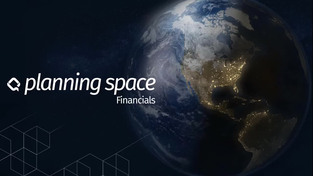 Planning Space Financials - Overview Video