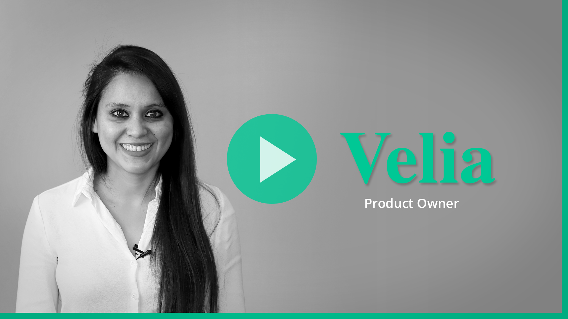 Velia video for Career page