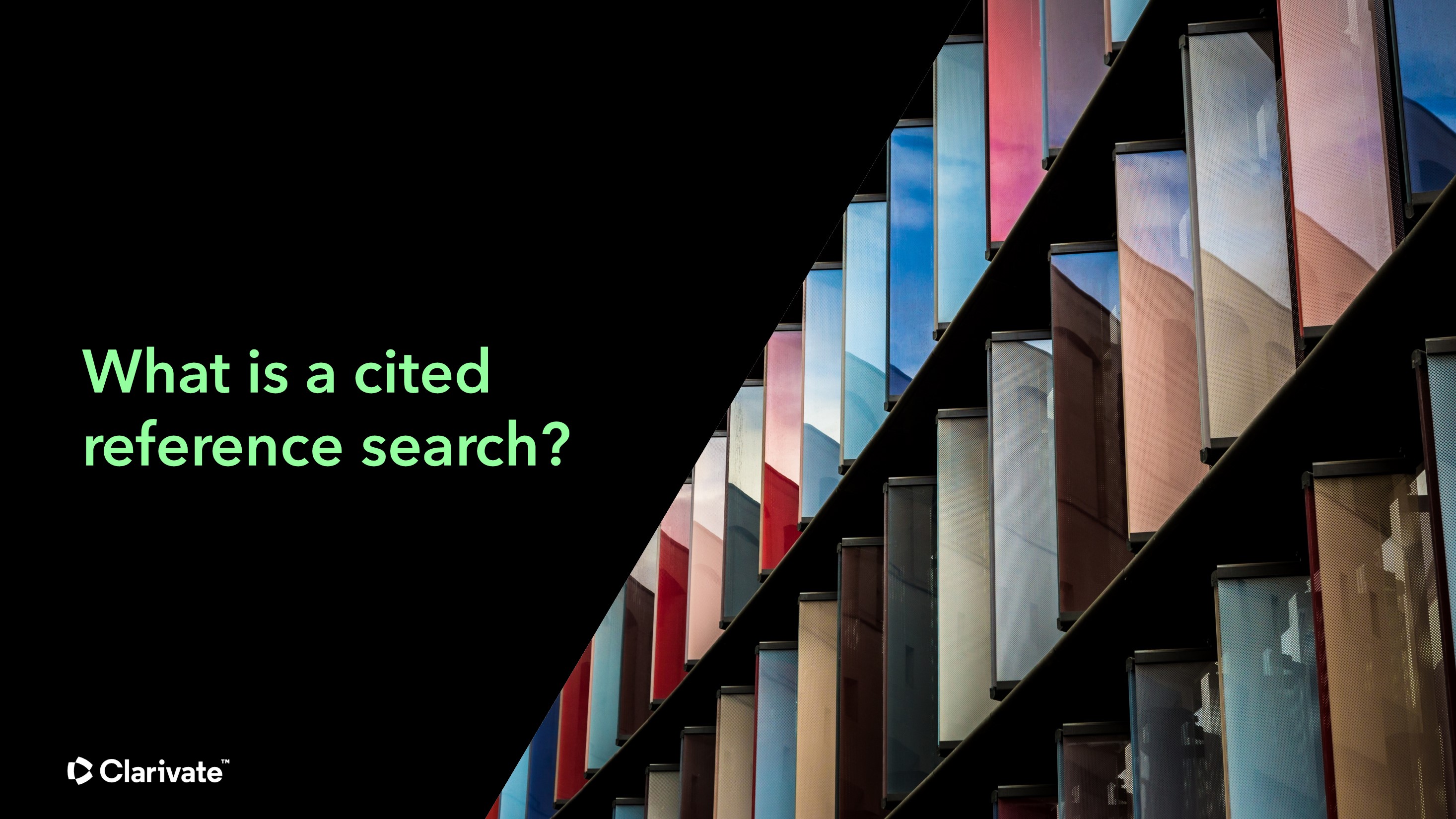 Video: Cited Reference Searching to find relevant journal articles