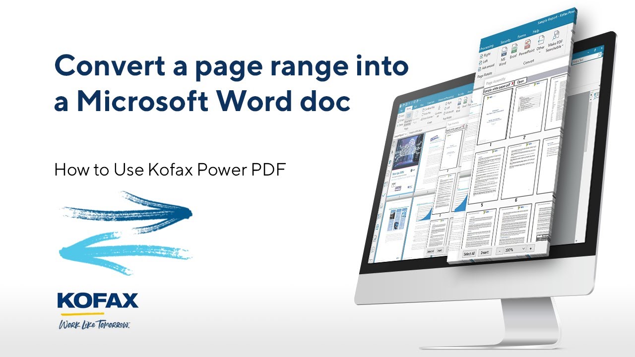 Converting PDFs to Word | Kofax