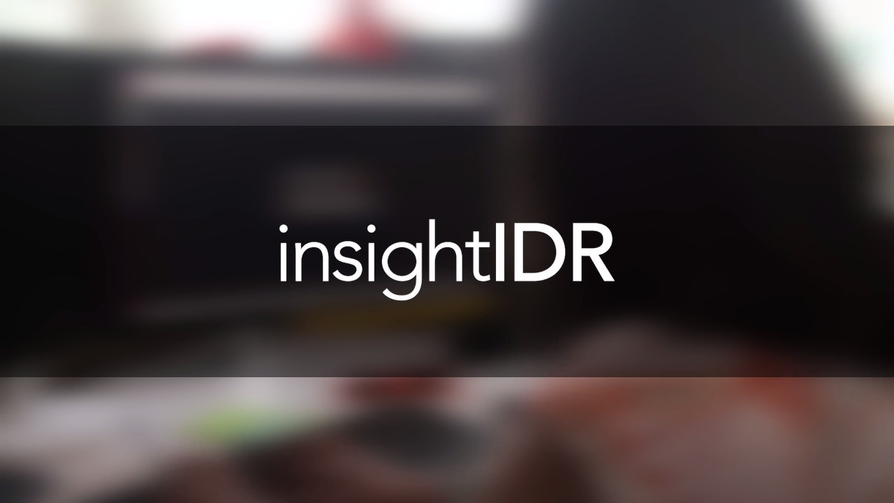 Rapid7 InsightIDR 3分間の概要