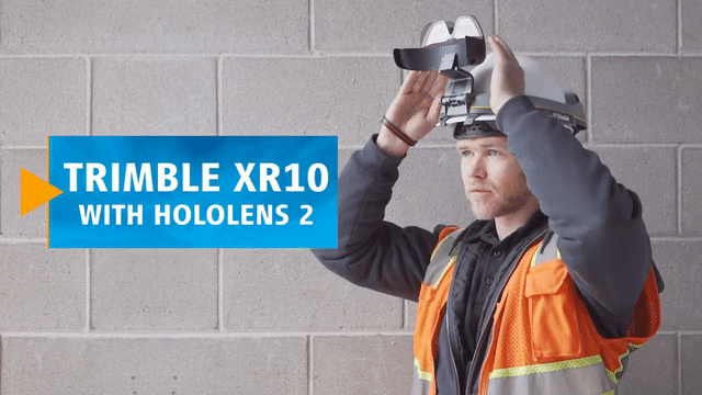 Trimble XR10 with Hololens 2 helmet