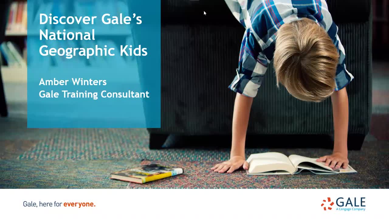 For CA: Discover Gale’s National Geographic Kids