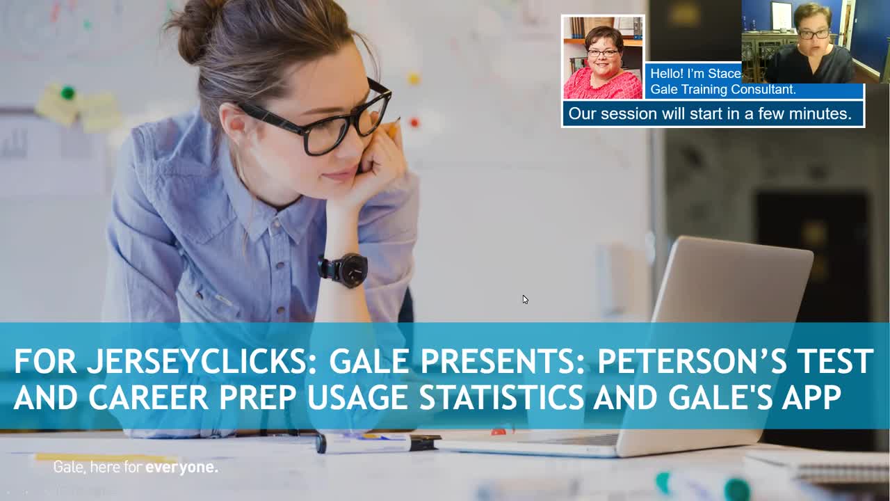 For JerseyClicks: Gale Presents: Peterson’s Test and Career Prep Usage Statistics and Gale's App
