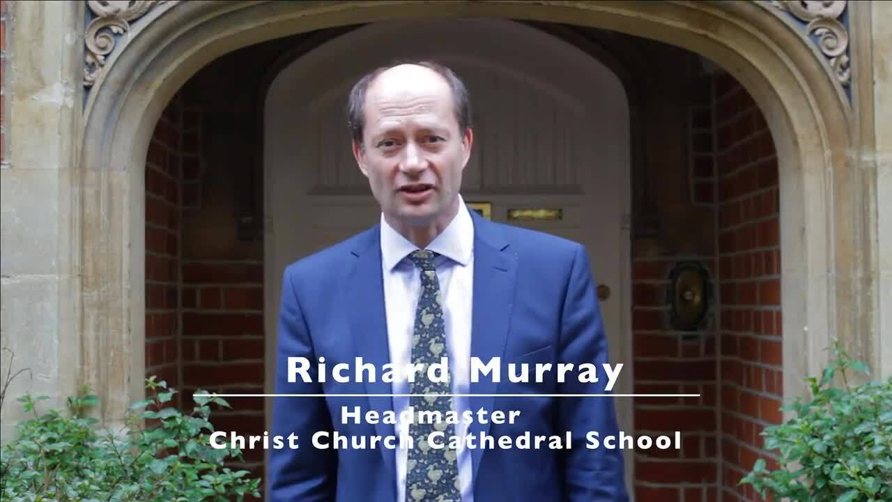 Richard Murray, Head Teacher at Christ Church Cathedral School
