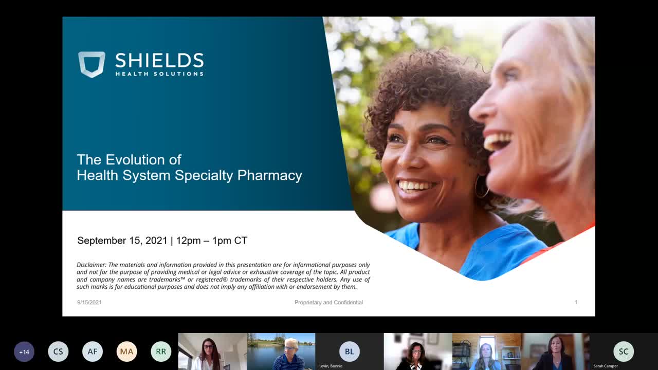 Panel discussion on The Evolution of Health System Specialty Pharmacy