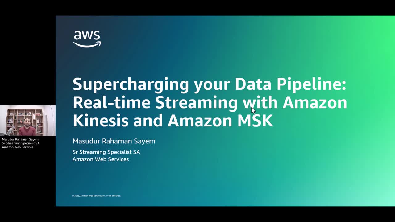 Supercharging your data pipeline: Real-time streaming with Amazon Kinesis and Amazon MSK