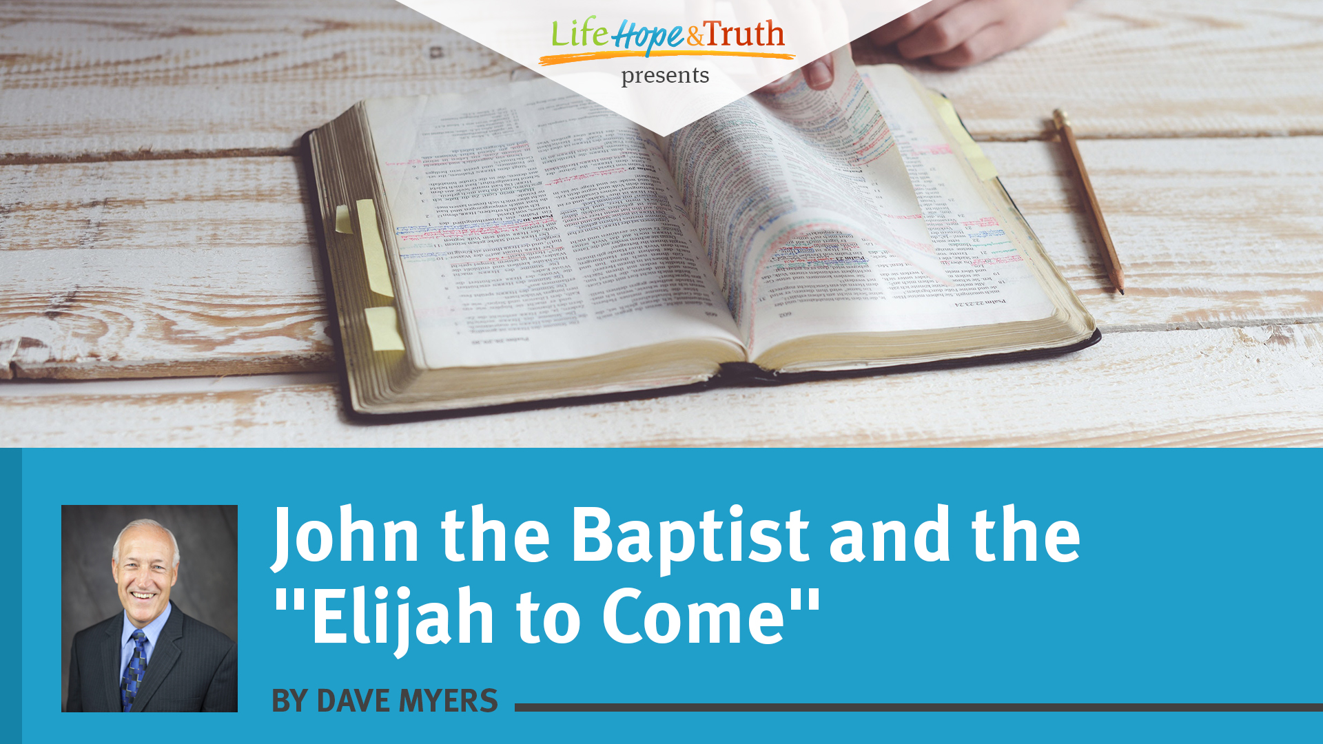 John the Baptist and the “Elijah to Come”